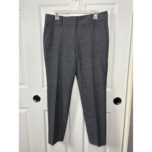 Ann Taylor Women's Dress Pants Size 8 Gray Straight Leg Trousers